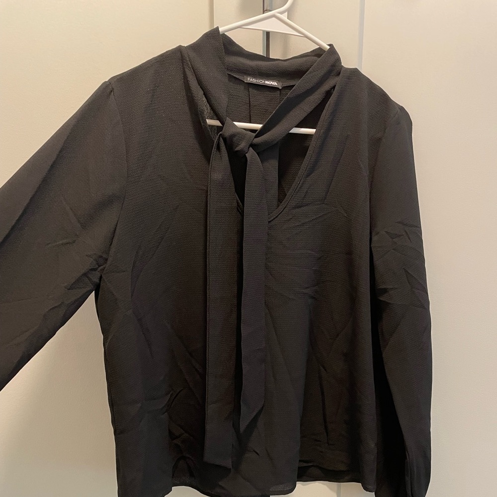 Black dress shirt